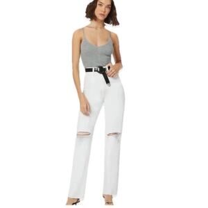 Favorite Daughter The Otto High Rise Boyfriend Jeans Whistler White Size 29
